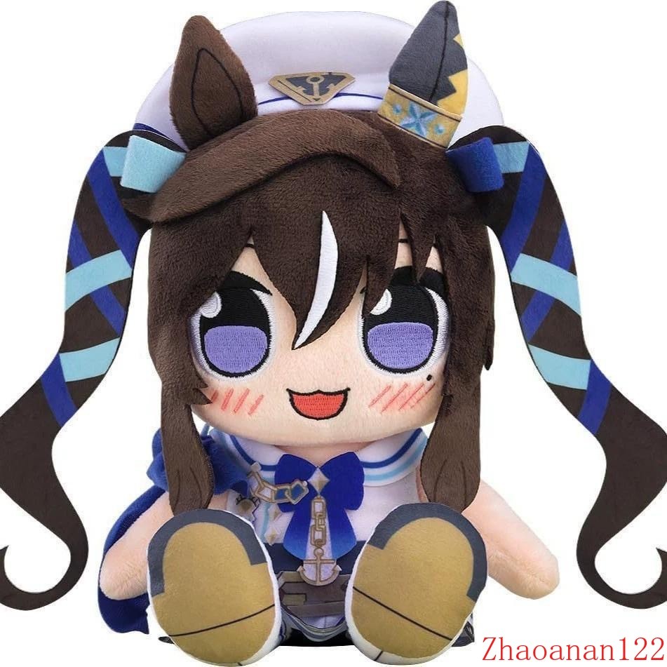 18cm Anime Uma Musume Pretty Derby Viblos Kuripan Plush Doll Cotton Toys Fan