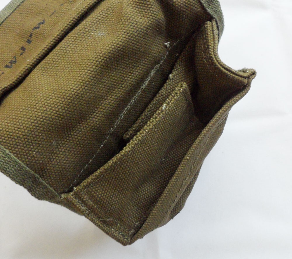 Vietnam Era USMC First Aid Kit Pouch M2 Medical Pack Packet Empty Canvas Packet