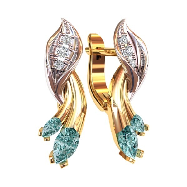 2 pairs Earring Wax patterns for lost wax casting Gold Jewelry/waxes_0248