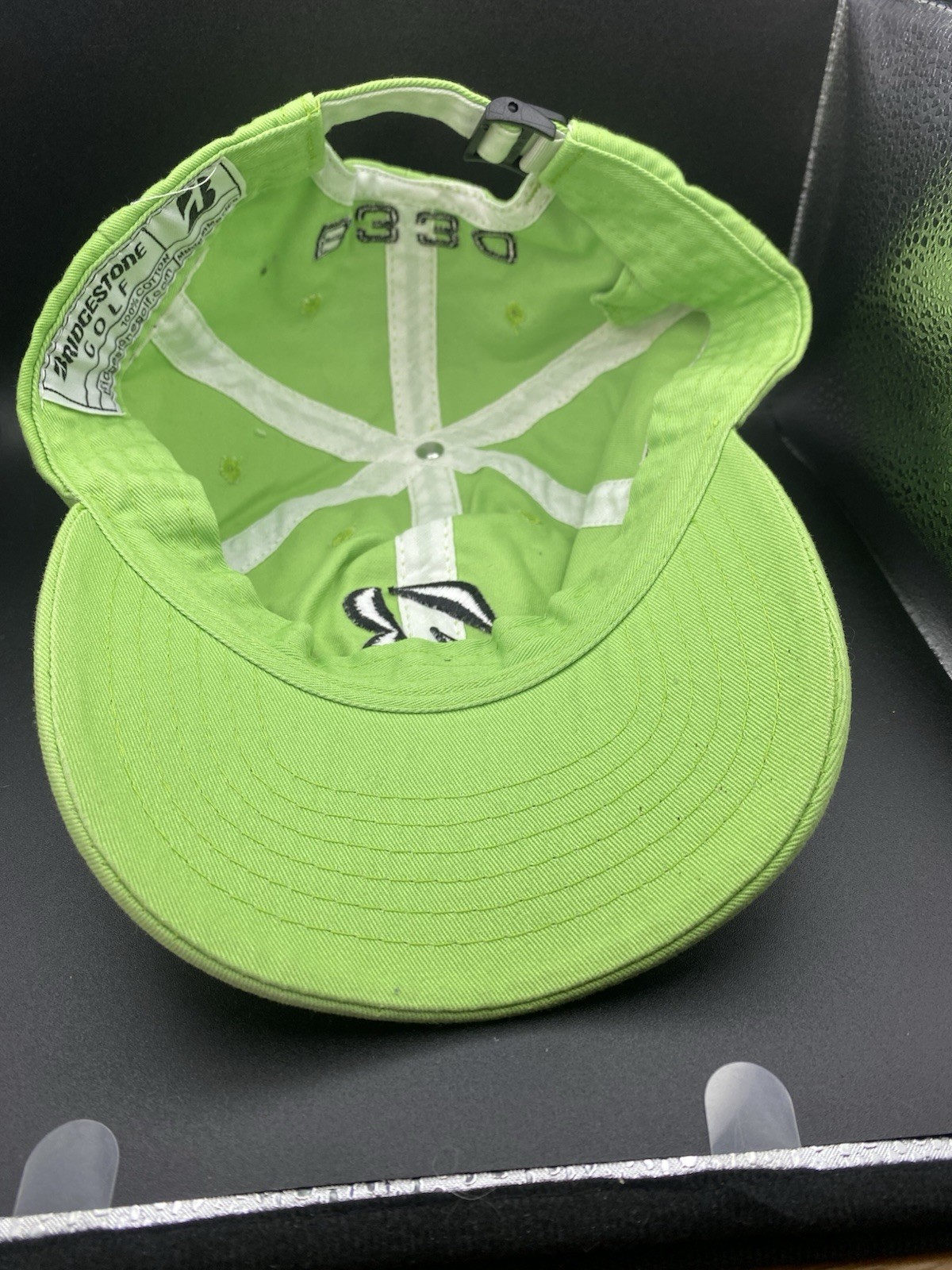 Bridgestone Green Adjustable Golf Hat
