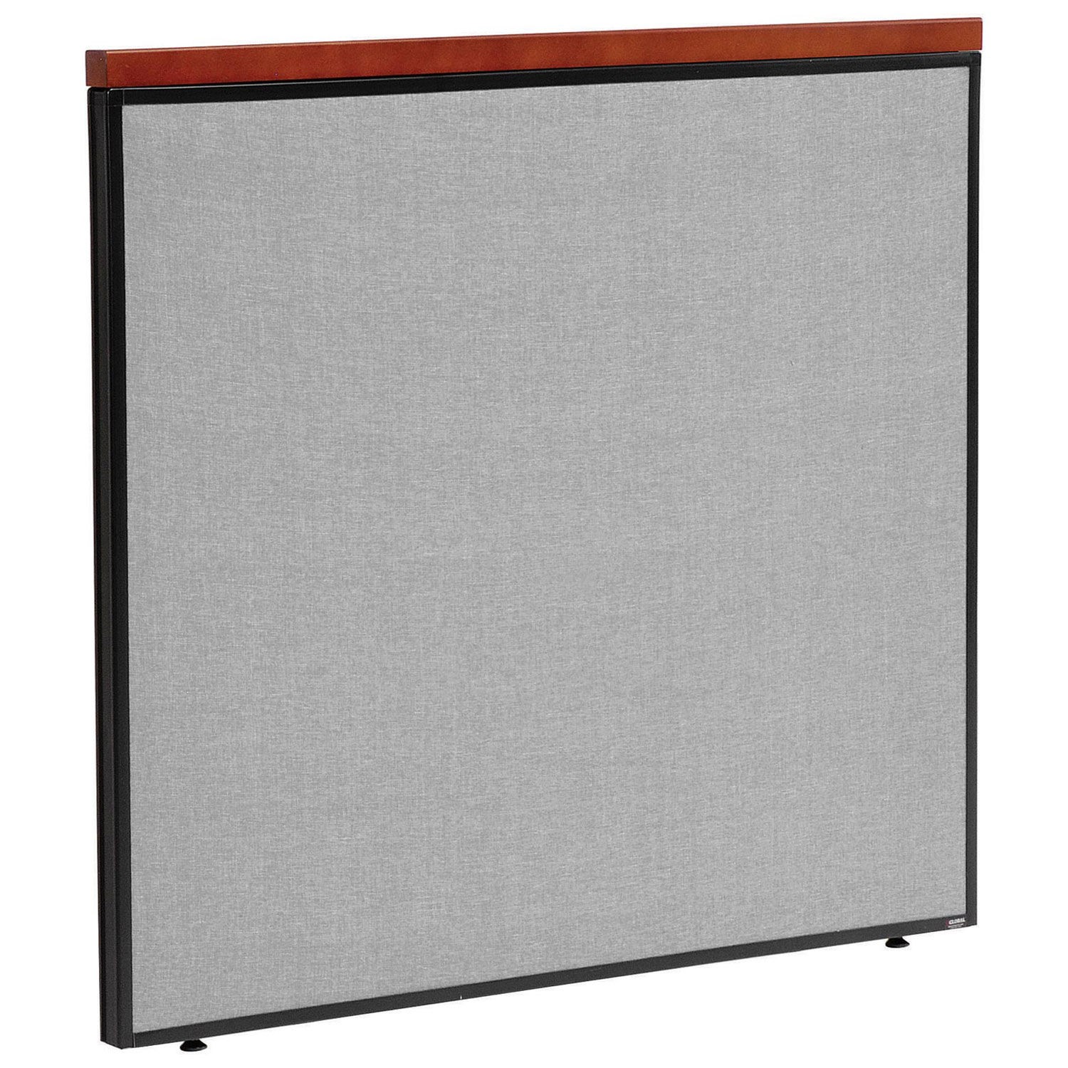 48-1/4"W x 43-1/2"H Deluxe Office Partition Panel Gray