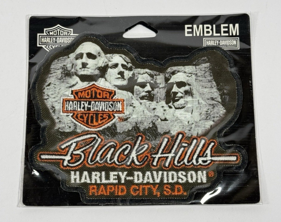 Harley-Davidson Mt Rushmore 2007 Black Hills Rapid City S.D. 5.25" Patch Emblem