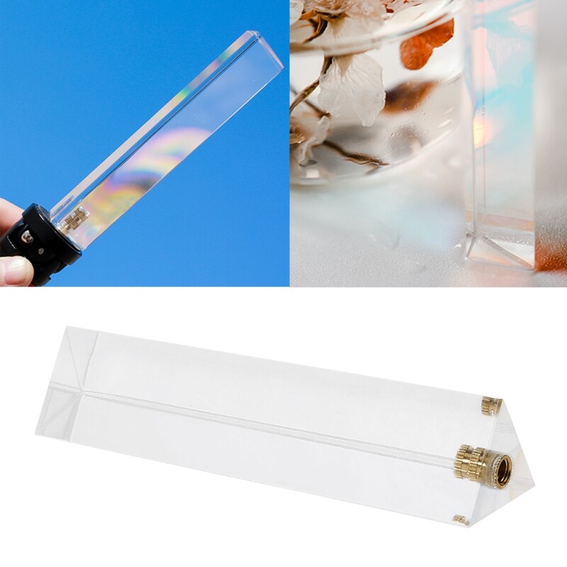 Optical Glass Triangular Prism Photo Photography Prism Teaching Light Spectrum