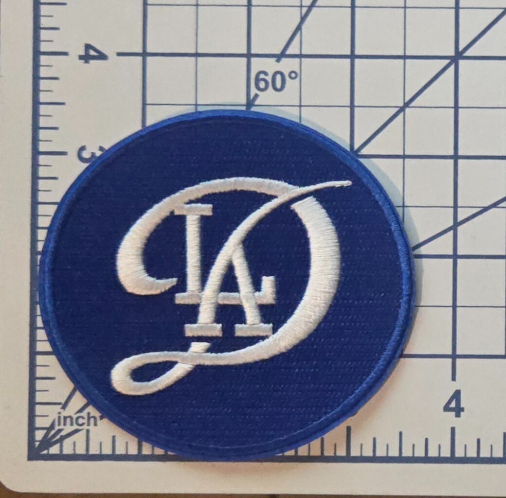 LA Dodgers 3.5" City Connect Iron On/Sew On Embroidered Patch ~ Free Tracking!