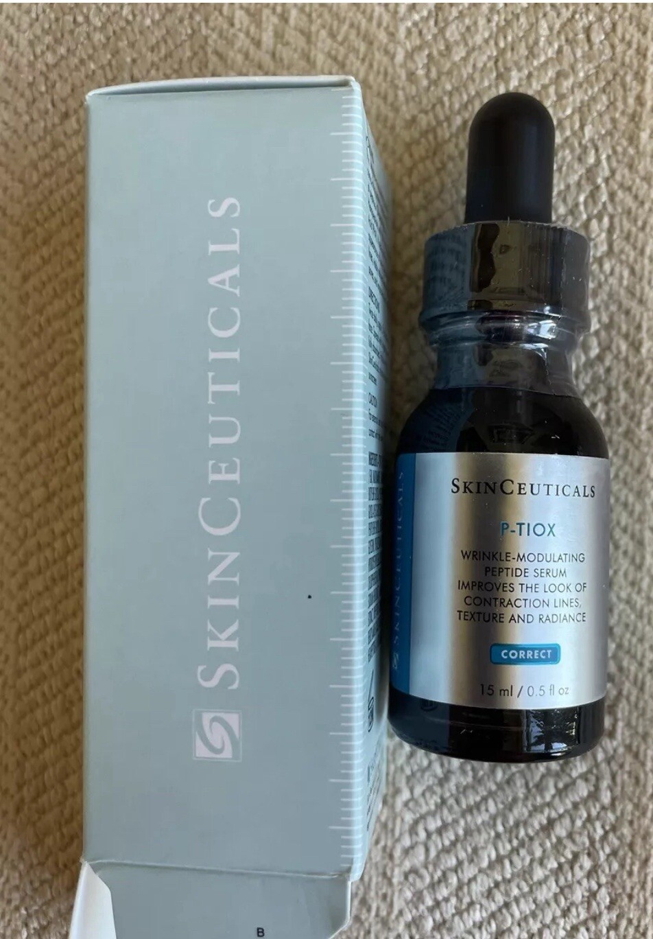 Skinceuticals P-Tiox Wrinkle Modulating Peptide Serum Half  Size .5 Oz **READ**