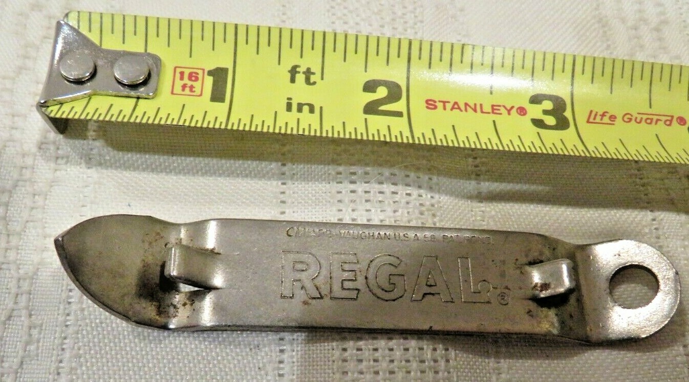 Vintage Regal - CMIAPP Vaughan USA 58PAT. PEND. Can Bottle Opener 3 1/2"