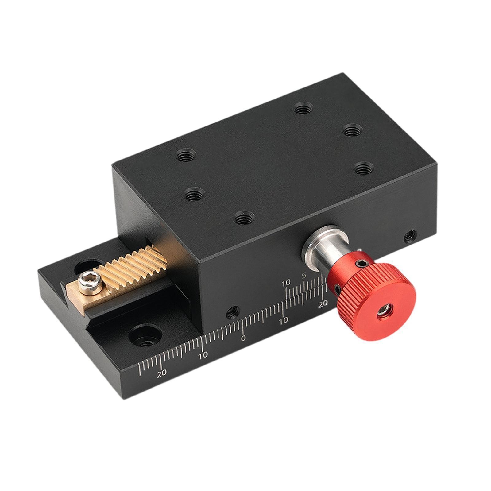 x Axis Linear Stage Dovetail Groove Guide Aluminum Alloy Fine Tuning