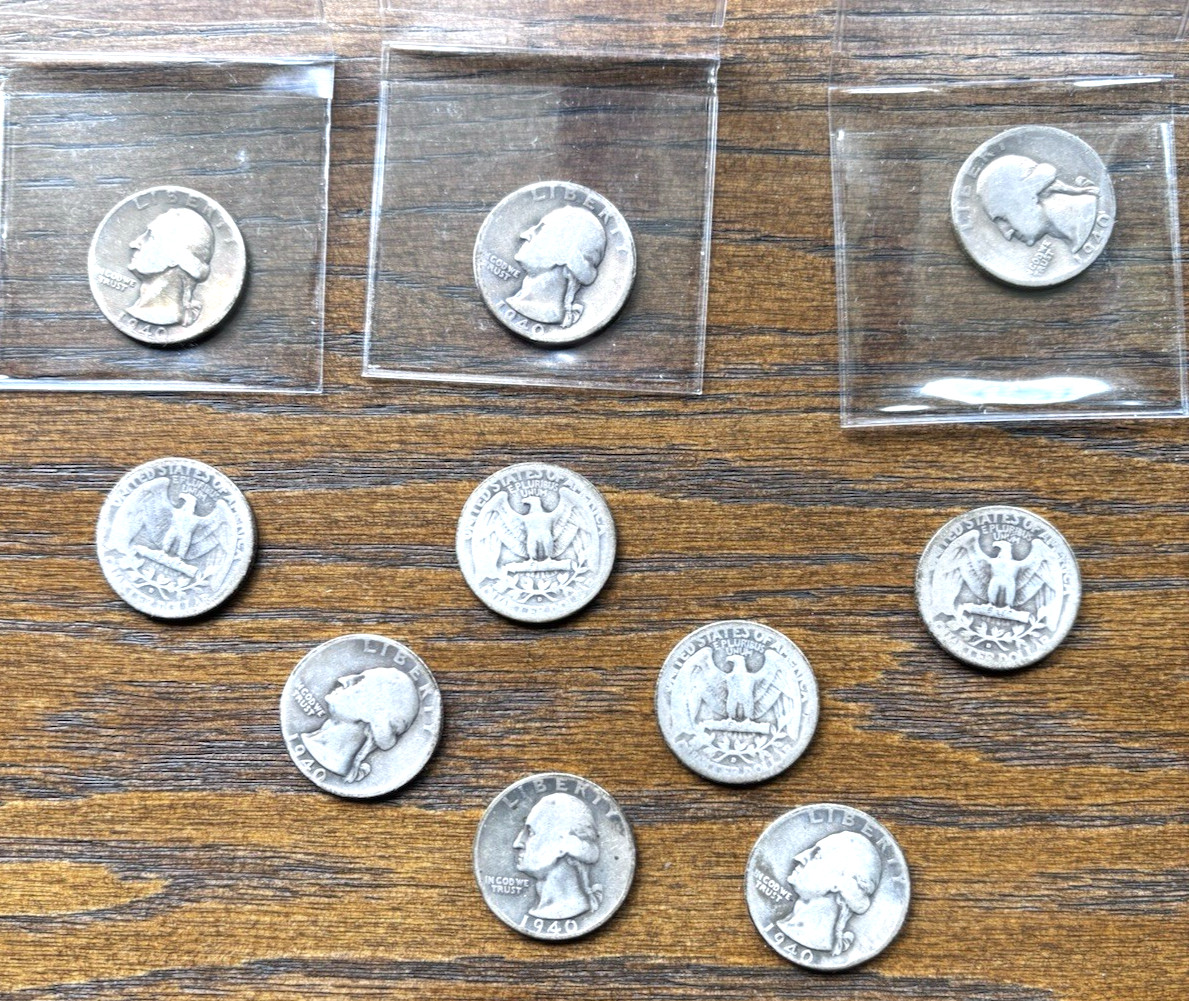 1940-d Washington Quarter Average Grade of Coin You Will Receive In The Picture