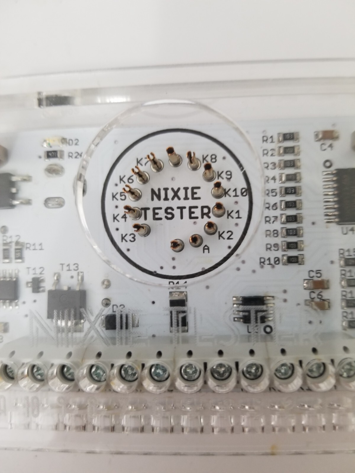 Retro Nixie Tester assembled by Retrotime Nixie Tubes