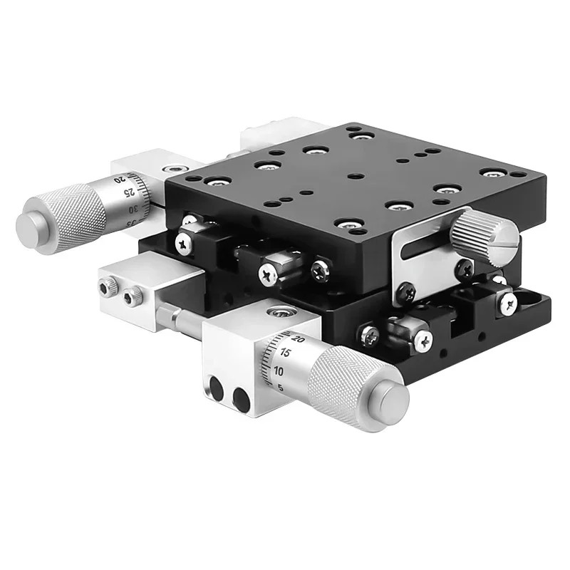XY-Axis Displacement Platform Manual Fine-Adjustment Workbench Precision