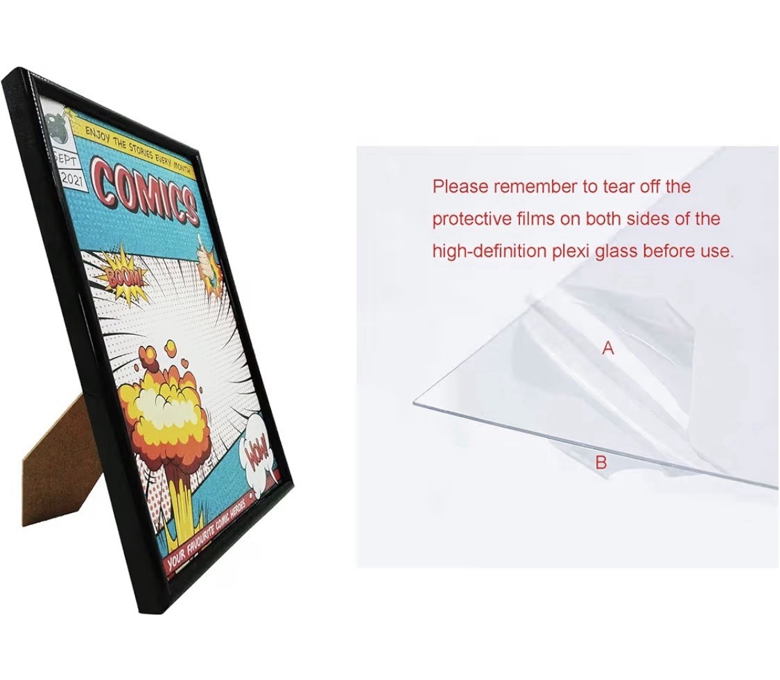 Comic Book Frame, 8 Pack, Ultraviolet UV Protection, Fits Current Comics up to 6