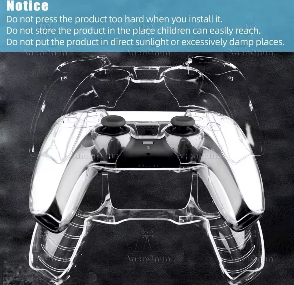 Playstation PS5 Controller Full Case Shell Protective Anti-scratch Hard Cover