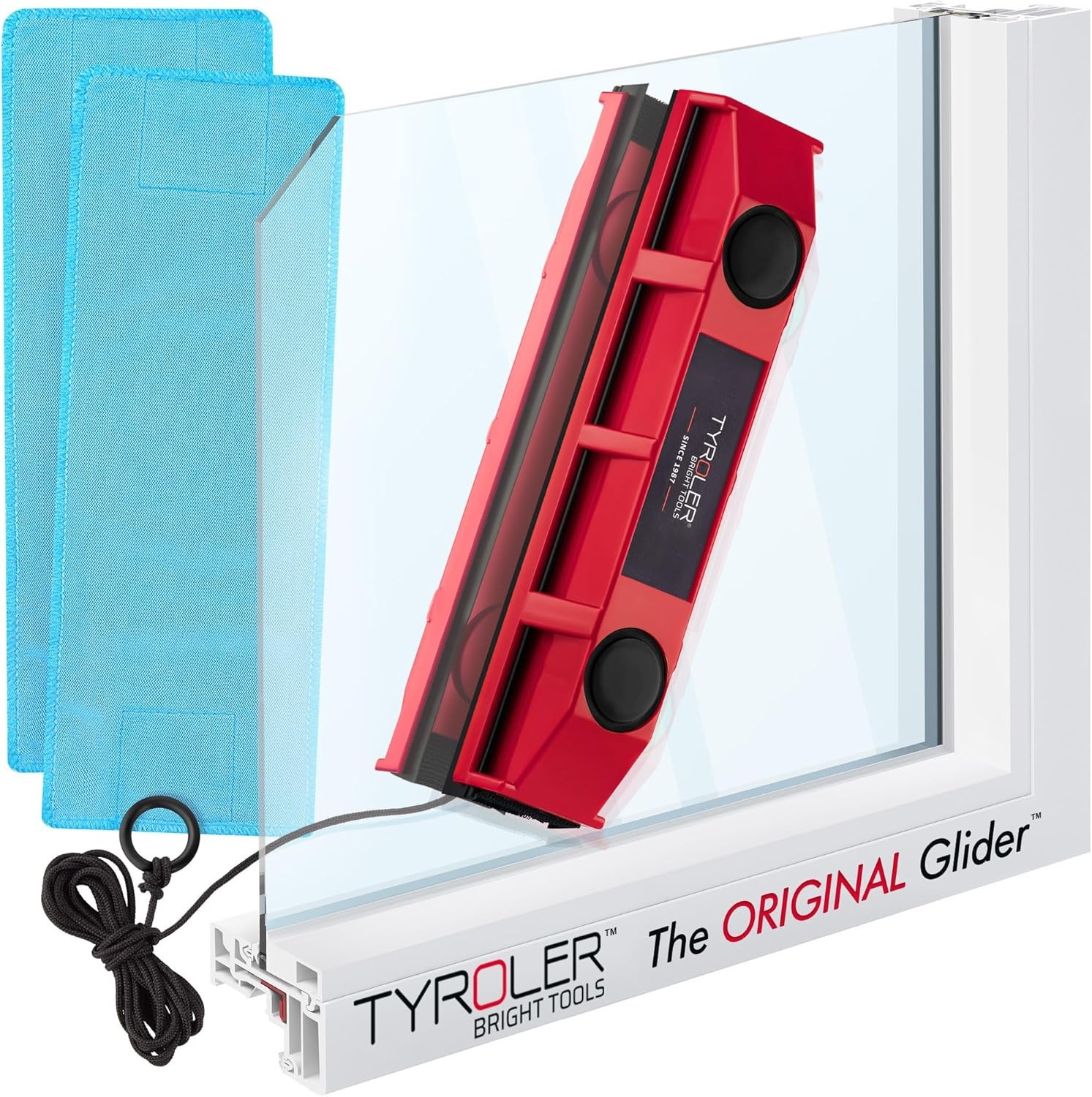 Tyroler Bright Tools The Glider S-1 0.1”-0.3”Magnetic Window Cleaner