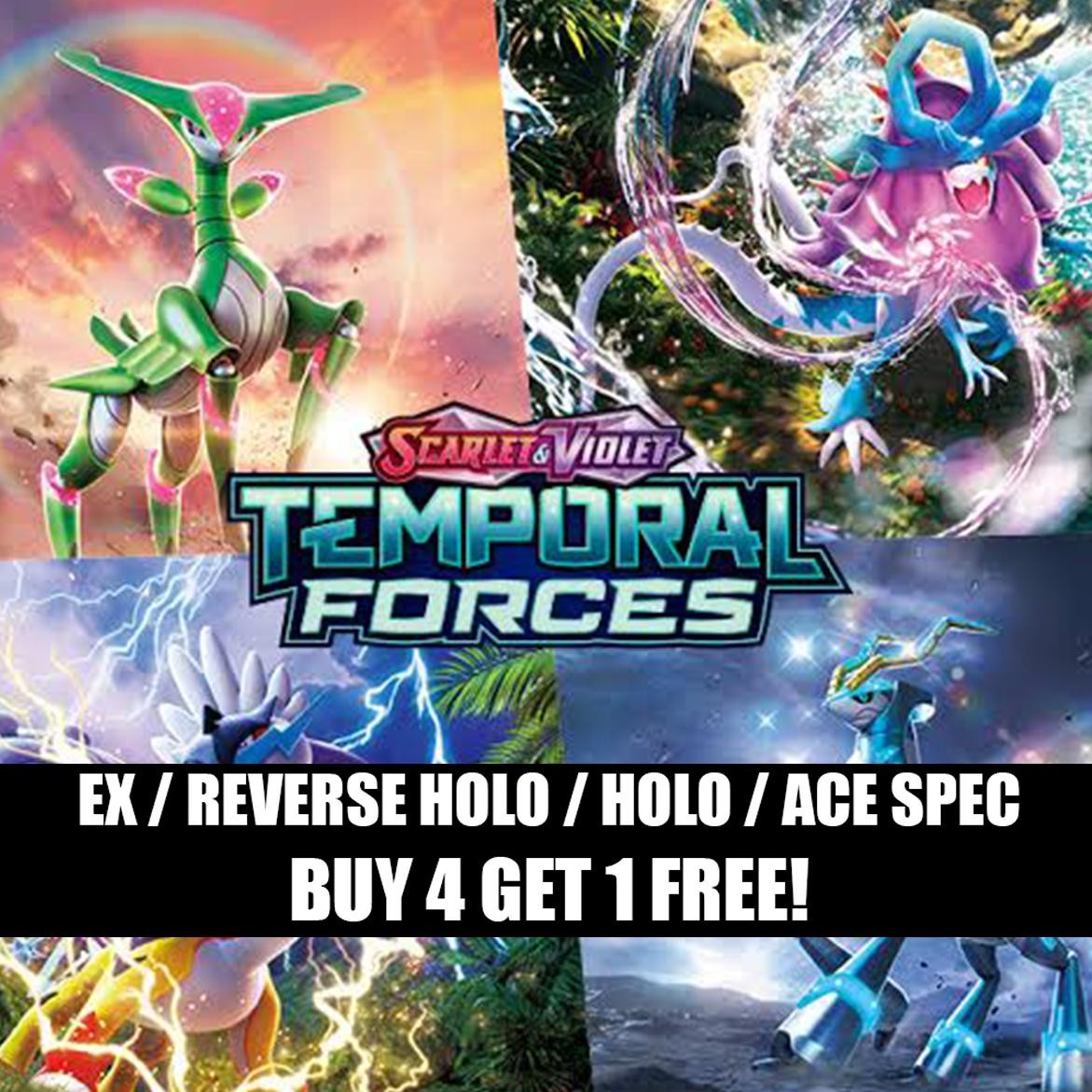 Pokémon Temporal Forces: Pick Your Card – Reverse Holo/Holo/ex/ACE Spec - NM TCG