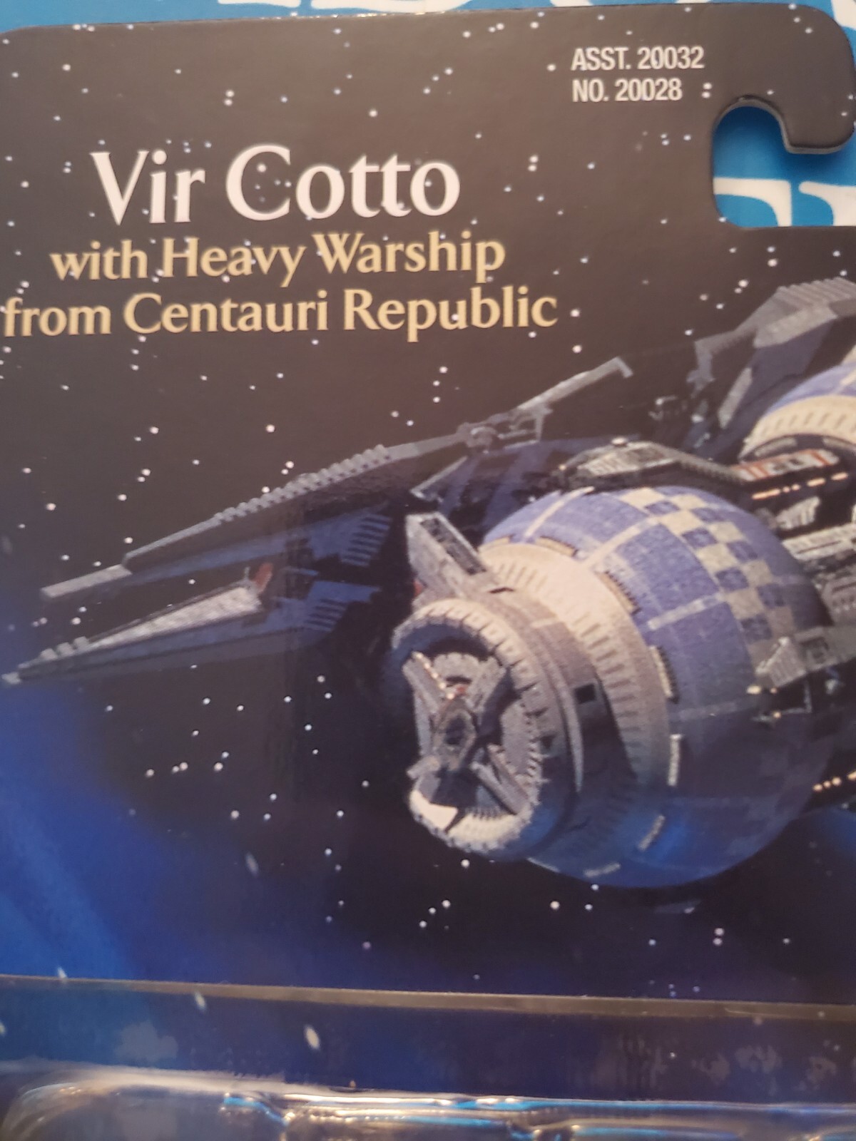 1997 Babylon 5 Vir Cotto With Warship Mint On Card Previews Exclusive~RARE!