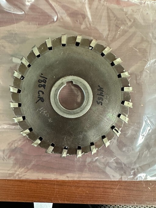 MOONCUTTERS 6"X.445X1-1/4 24 TOOTH HIGH SPEED STRAIGHT SIDEMILL