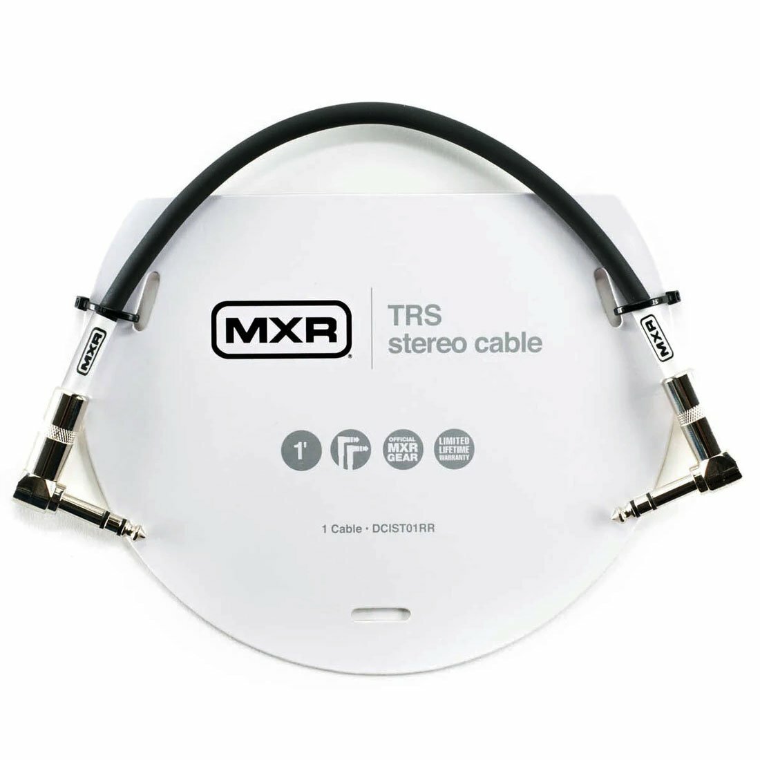 MXR 1FT TRS Stereo Cable Angled Plugs DCIST1RR
