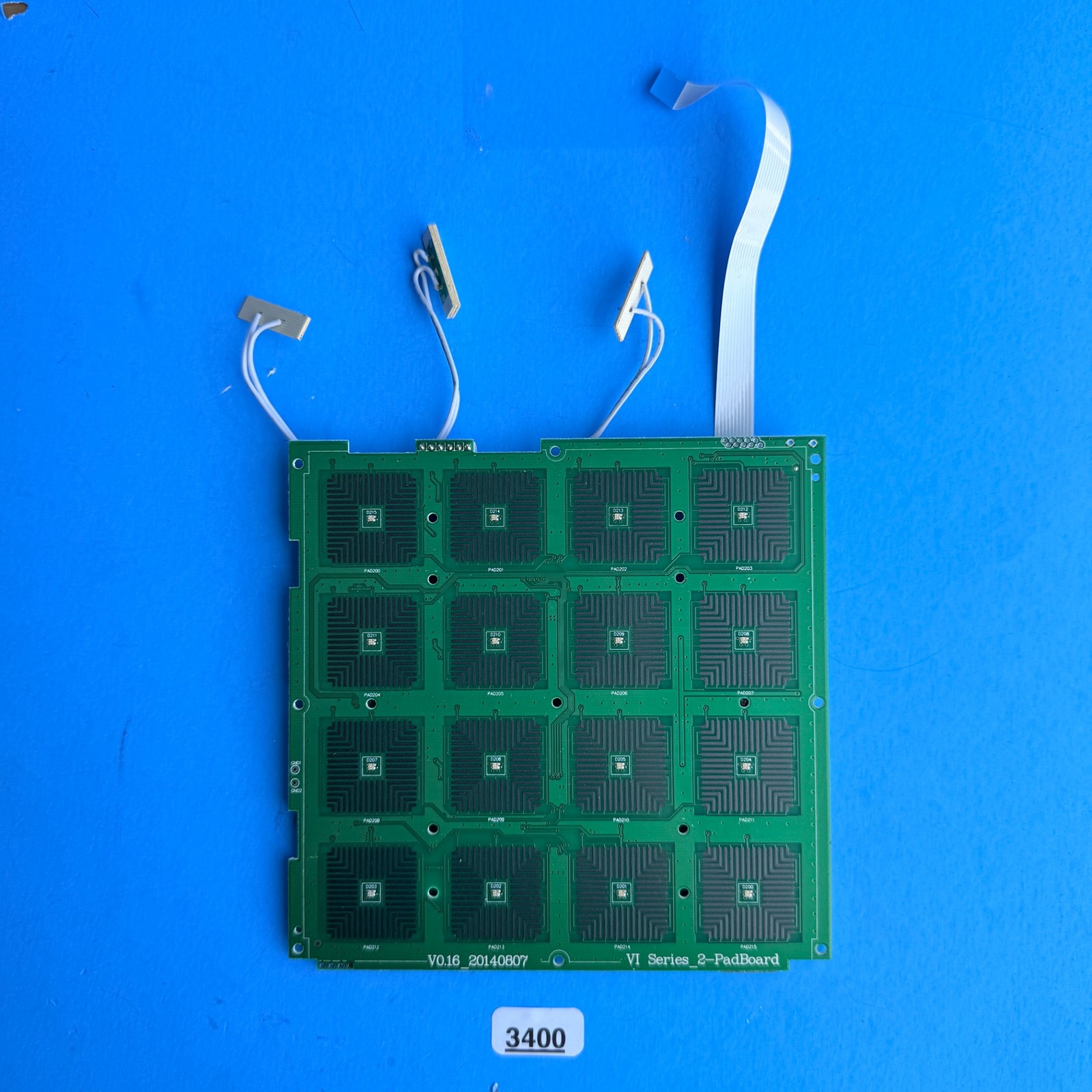 ALESIS VI49 MIDI Keyboard Controller OEM Part: Drum Pad Contact Board PCB