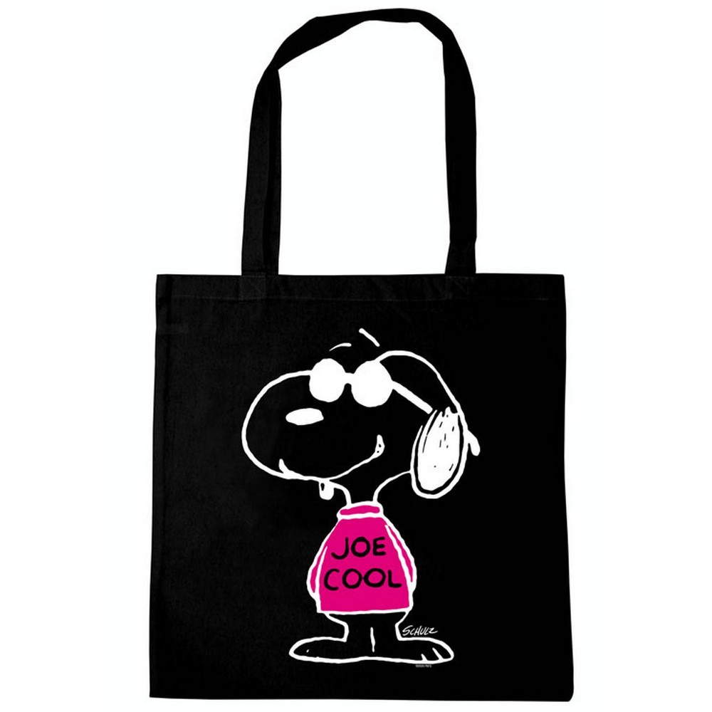 Logoshirt® Peanuts Cotton Bag, Snoopy Joe Cool (38x42cm)