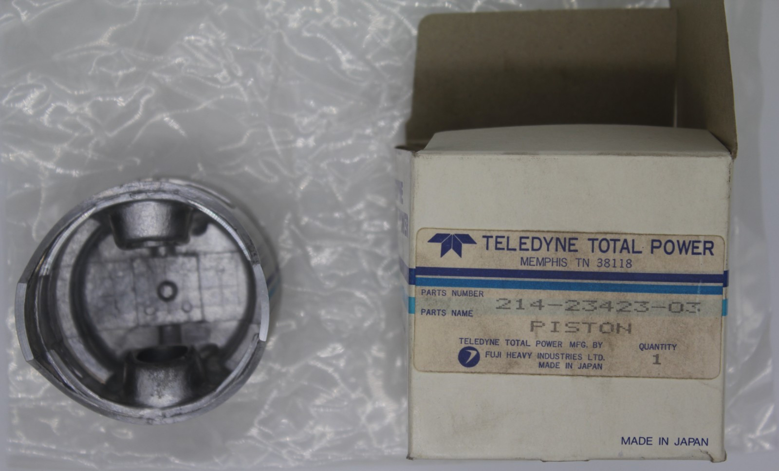 NOS Subaru Wisconsin Robin Teledyne 214-23423-03 Piston