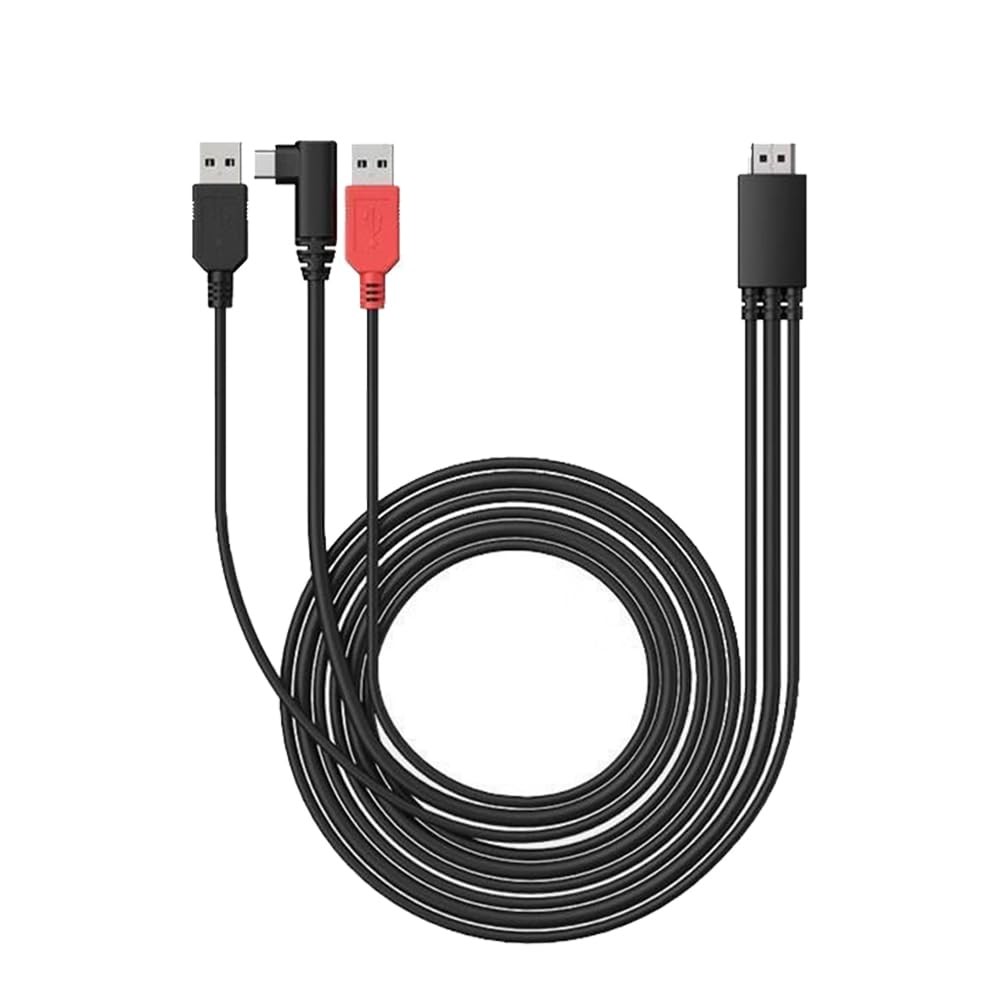 3 in 1 Cable Fits Graphic Tablet Pen Display Artist Fits 10/12/13/16 Inch