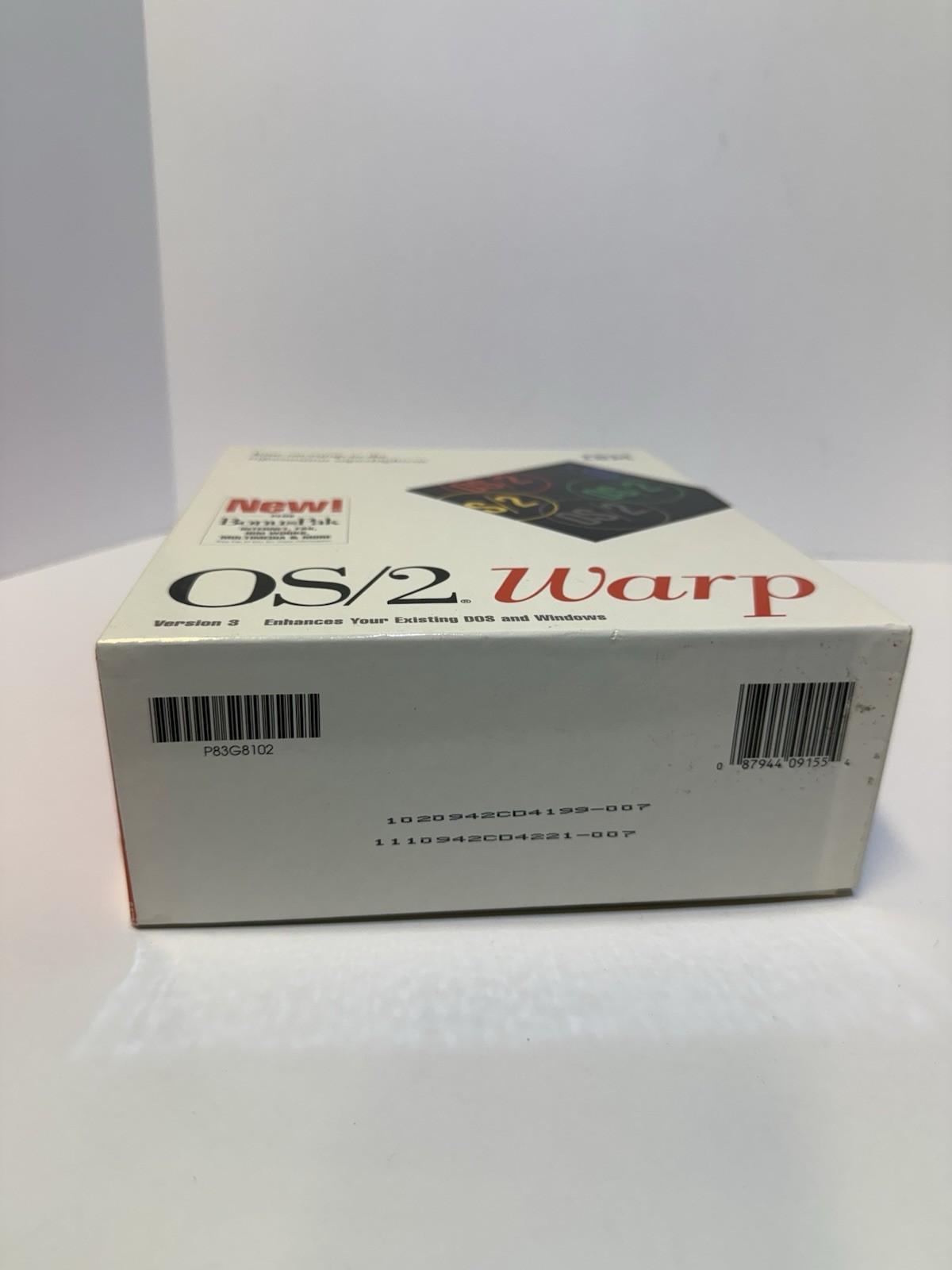 IBM OS/2 WARP Version 3 Plus BonusPak With Floppy Discs Red Spine