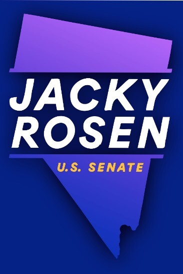Jacky Rosen U.S. Senate 2024 Sticker Political Democrat Waterproof 3.5" x 5"