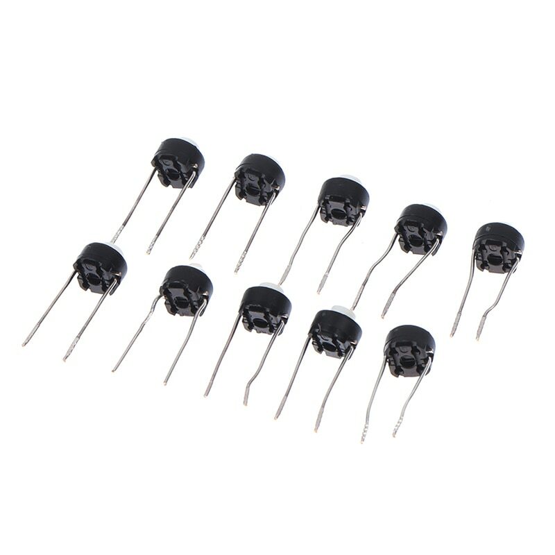 10pcs 6x6x5 2 Pin PCB Momentary Tactile Tact Push Button DIP Micro Switch White