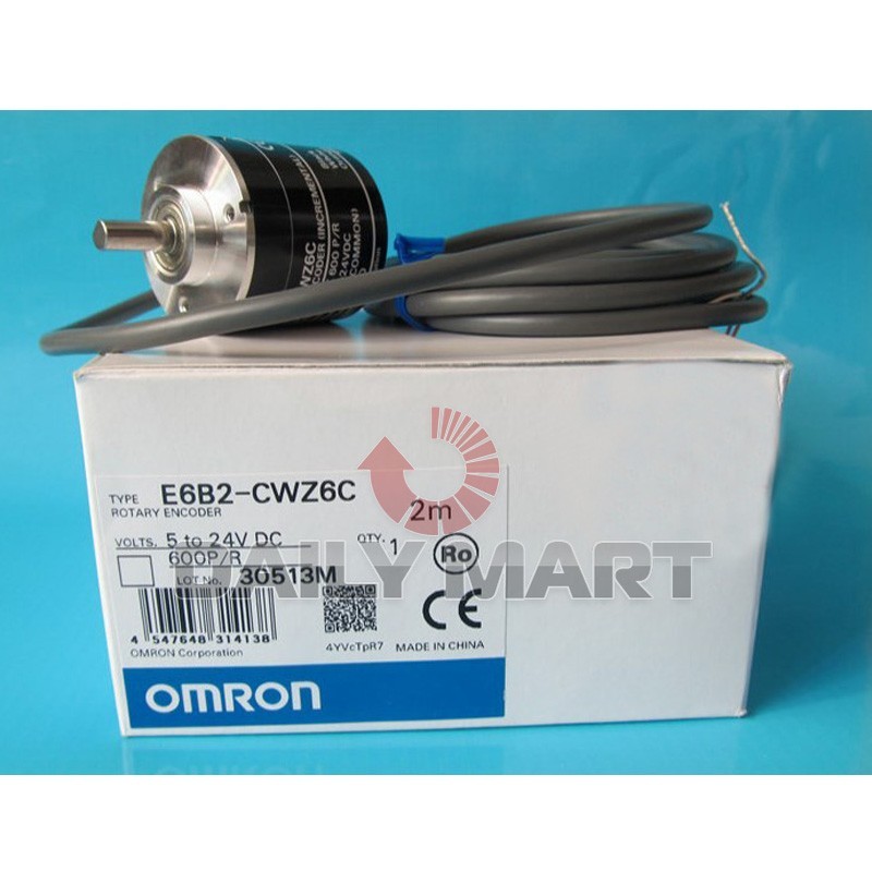 OMRON Rotary Encoder E6B2-CWZ6C E6B2CWZ6C 600P/R New in Box Free Ship
