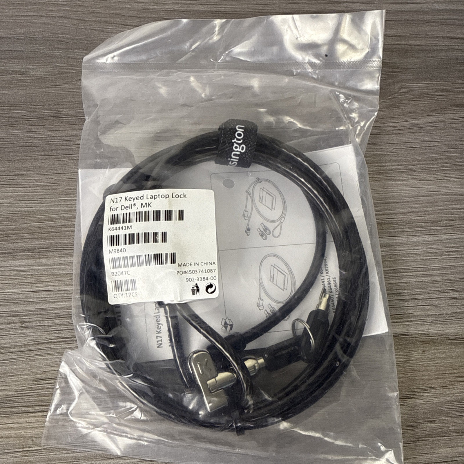 Kensington N17 Dell Laptop Lock - Keyed (K64441M)