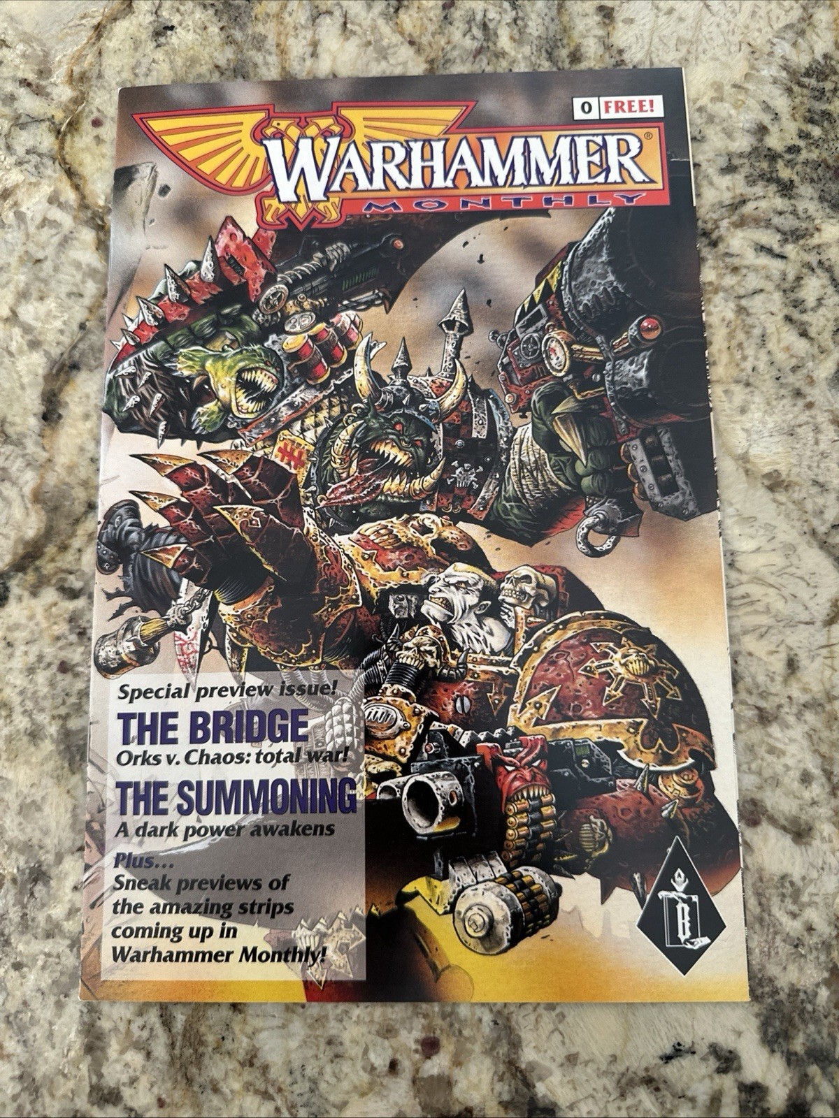Warhammer Monthly Issue 0 PROMO Comic Book Feb 1998 Games Workshop
