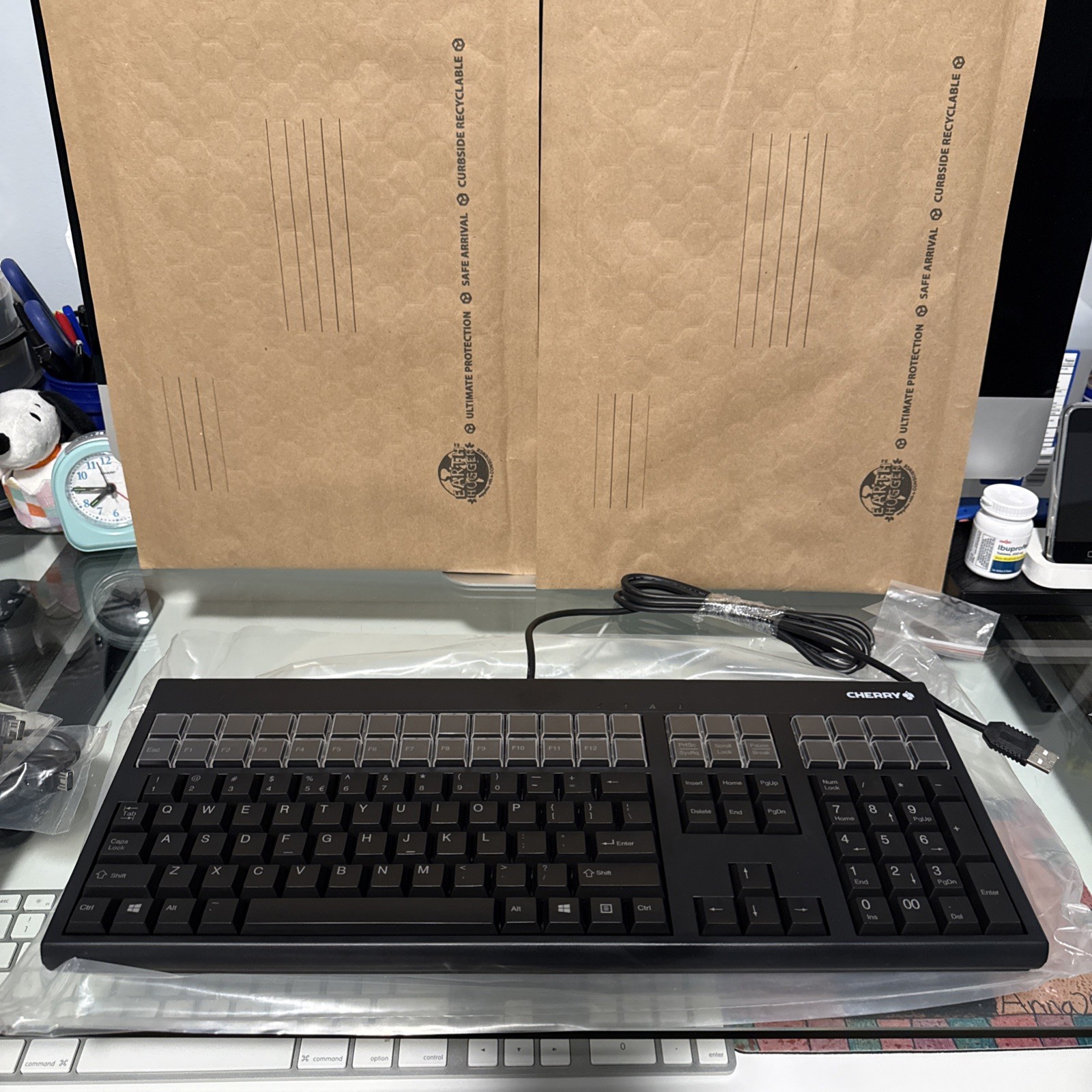 Cherry LPOS Wired USB Programable Keyboard P/N: G86-71400EUADAA NEW