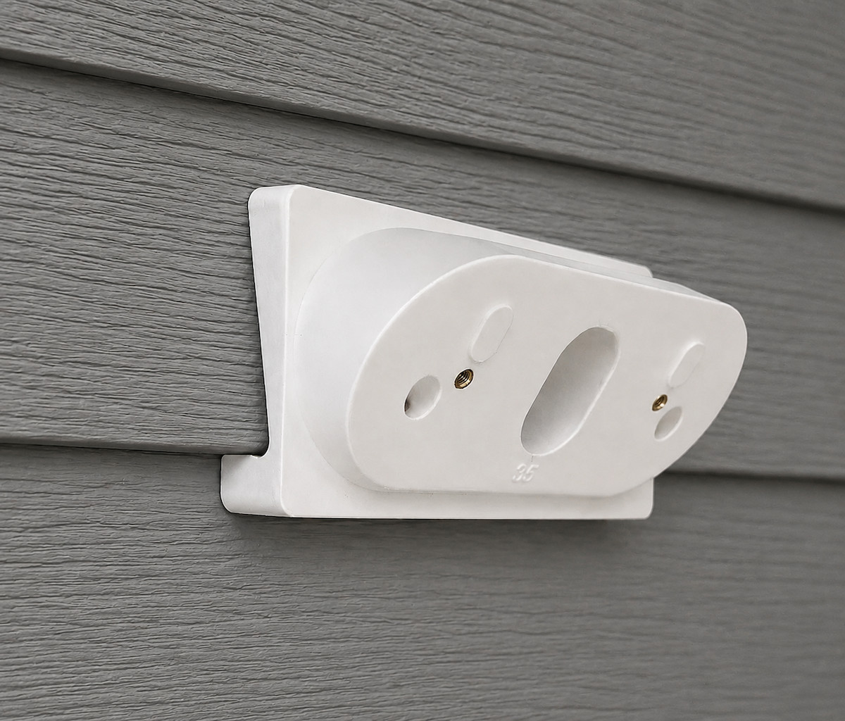 Ubiquiti UniFi Protect G6 180 Camera Wedges 4"-5" Hardie Clapboard (10º to 65º)