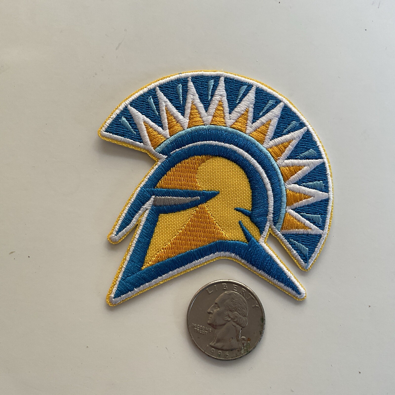 SJSU San Jose State Spartans Embroidered Iron On Patch  3” X 3”
