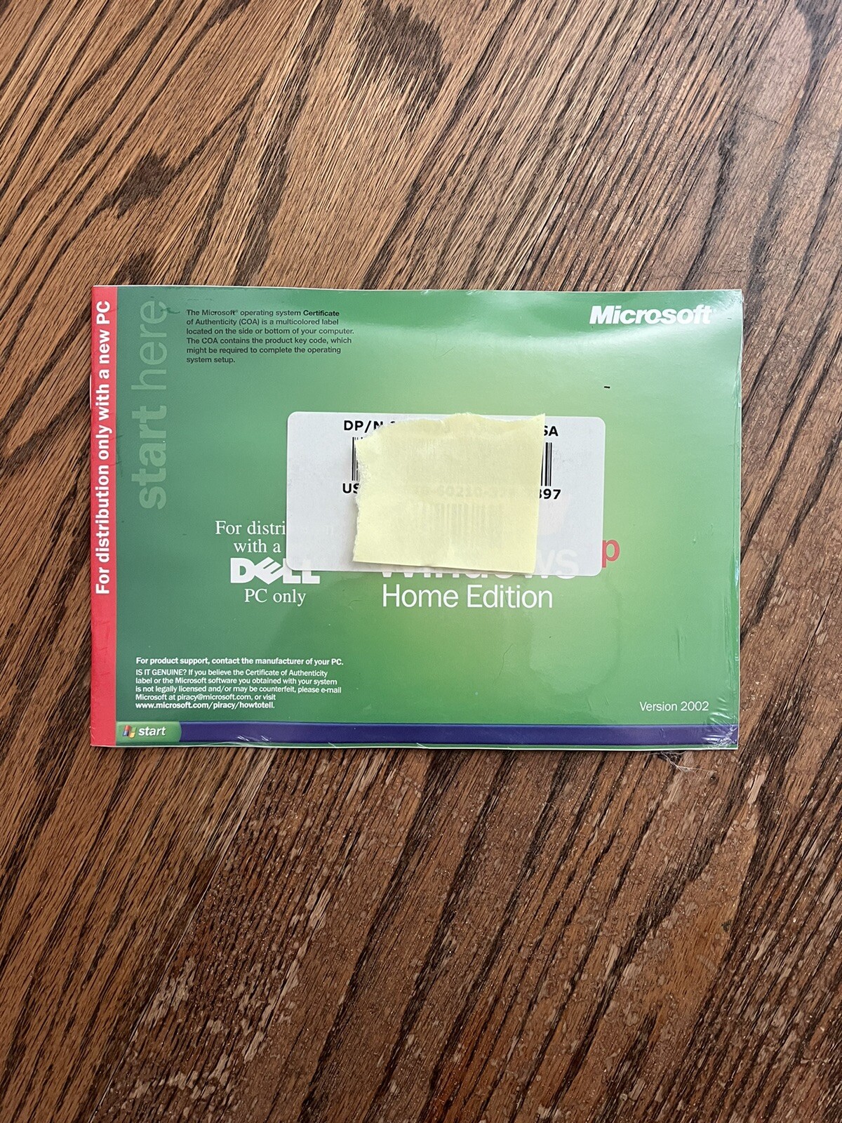 Dell Microsoft Windows XP Home Edition Reinstallation CD NEW SEALED