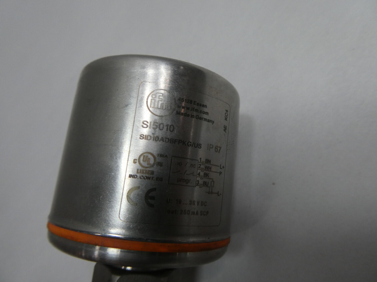 Ifm Efector SI5010 SID10ADBFPKG/US Flow Sensor 19-36v-dc