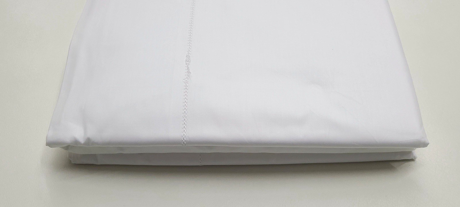Sferra Leonardo King Sheet Set White Cotton Percale