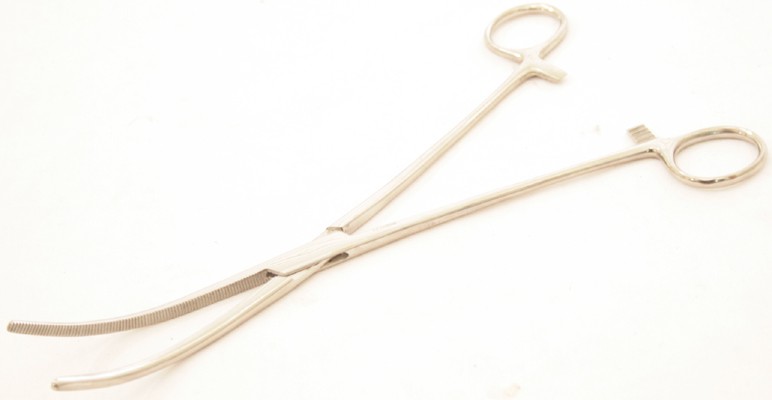 BDeals 10"" Curved Hemostat   Locking Clamp Forceps for Surgical & Hobby Use