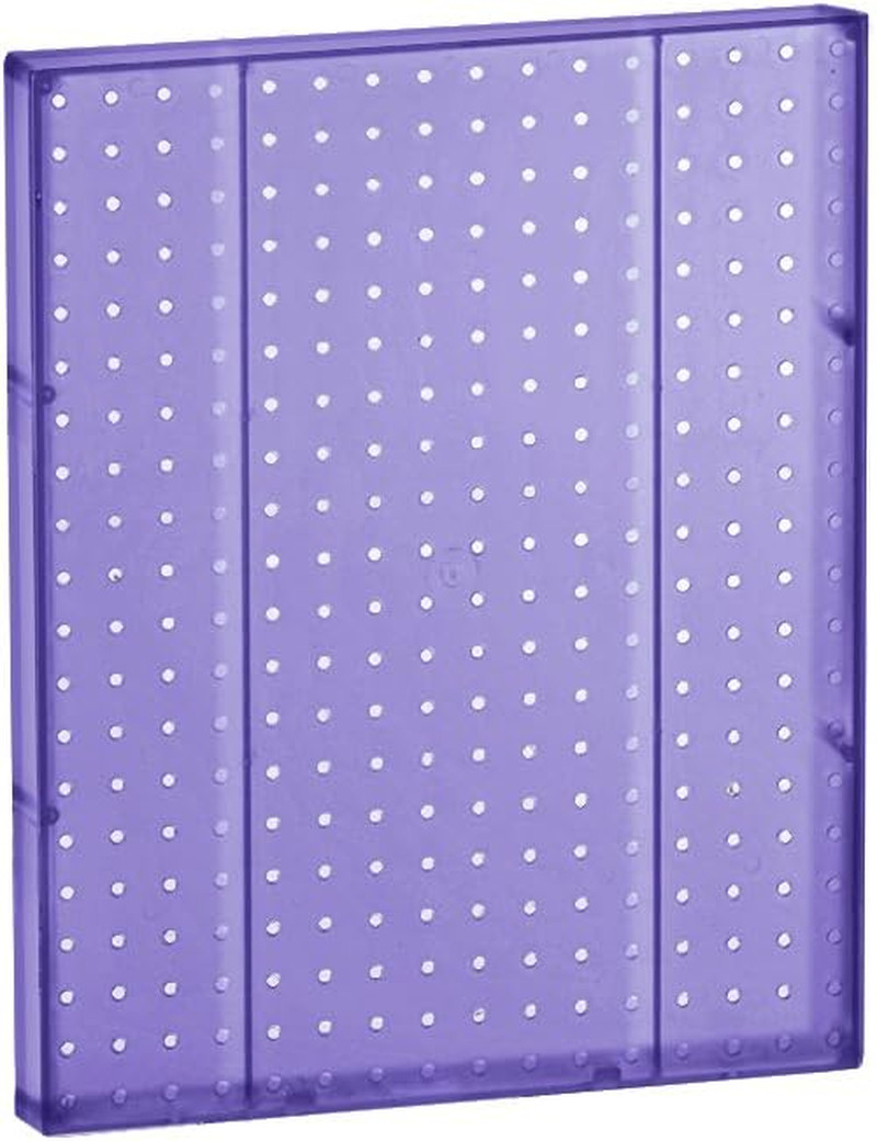 771620-PUR Plastic Pegboard for Wall Organization - Garage Tool Organizer Wall M