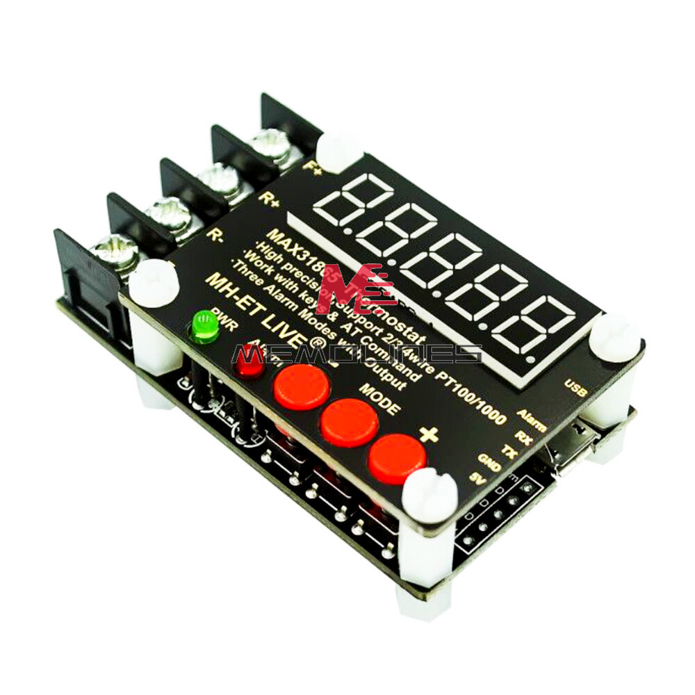 MAX31865 High Precision Isolated Temperature Collector Module PT100 Serial Port