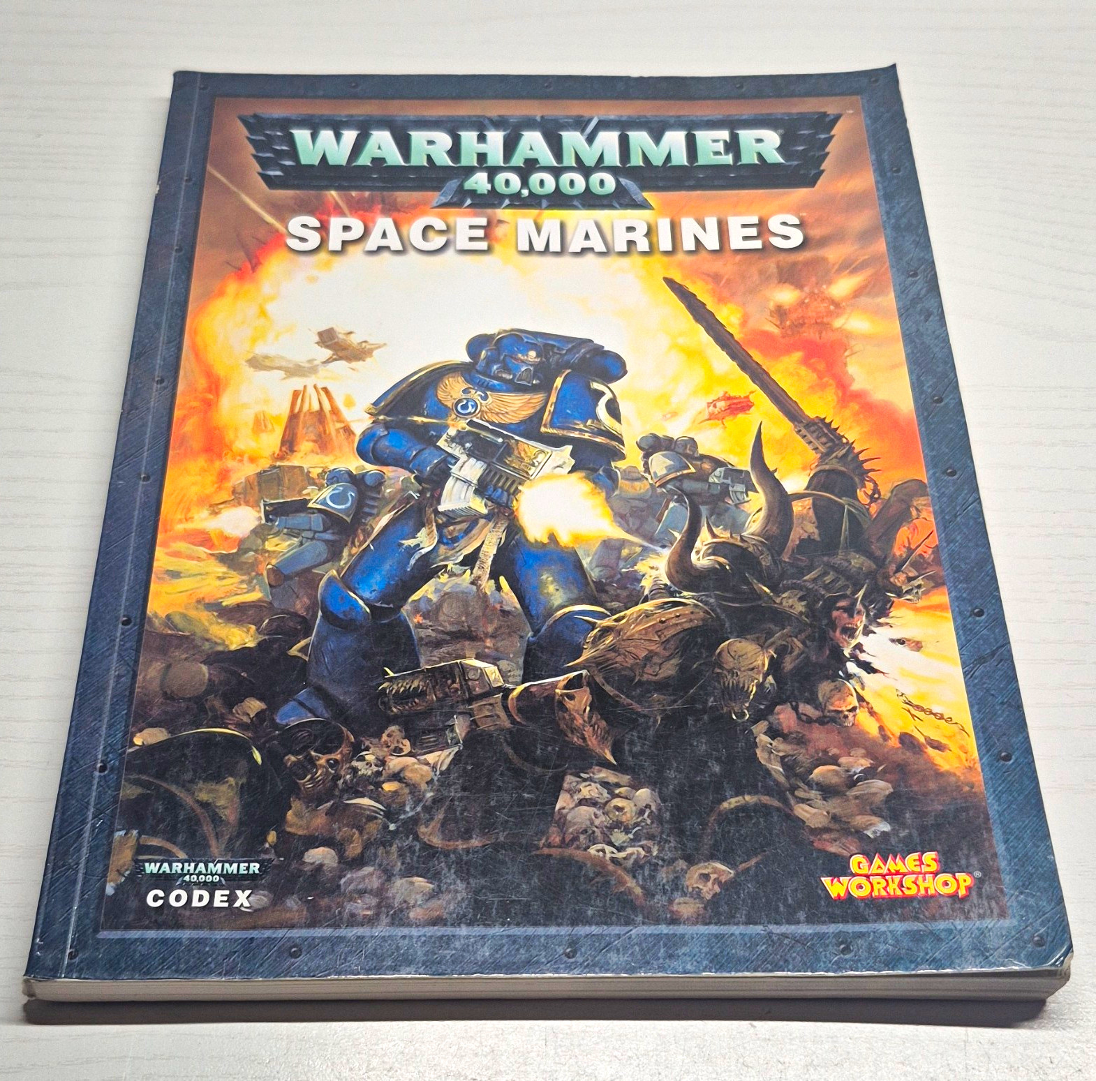 Games Workshop Warhammer 40K Space Marines Codex Army Book Softcover English