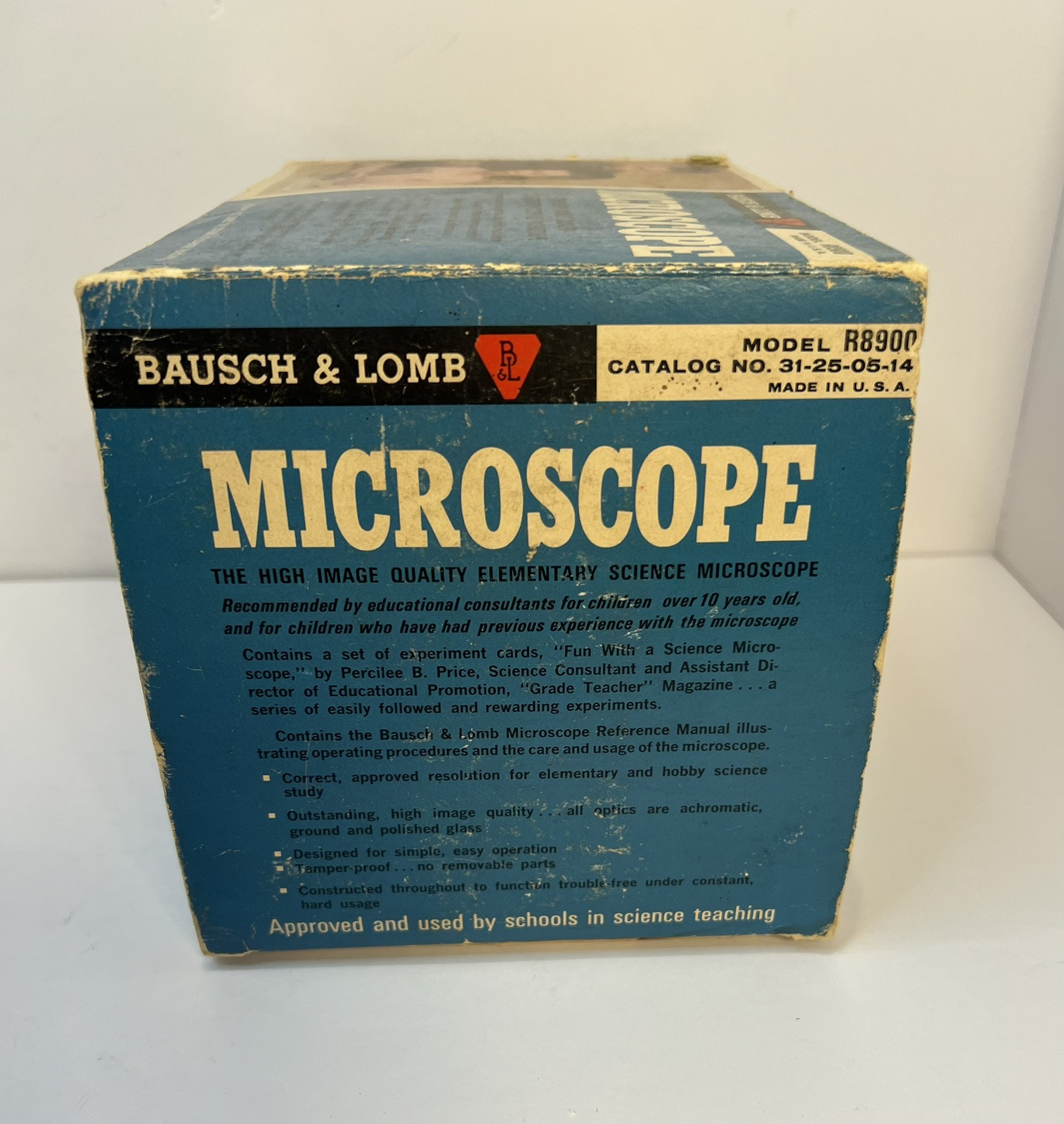 Vintage Bausch & Lomb R8900 Microscope High Image Quality Science Microphone