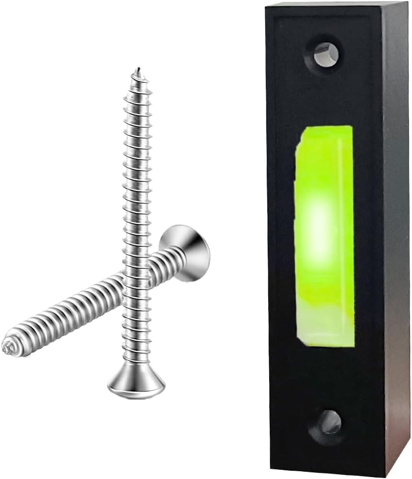 LED Lighted Doorbell Button Wired, Door Bell Ringer Push Buttons Replacement