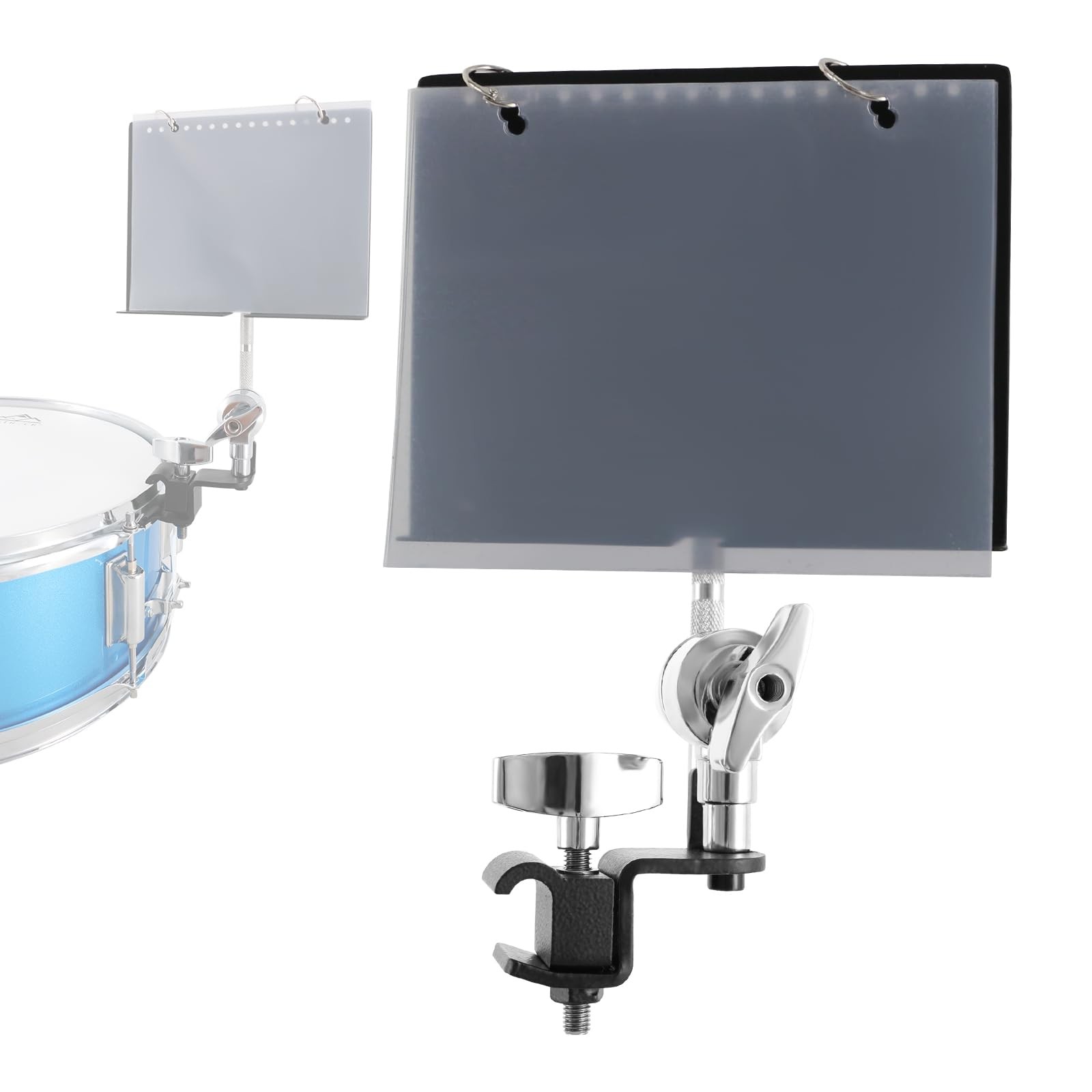 Drum Set Mounting Clamp Drum Hoop Mount Music Stand Clamp for Snare Drums and...