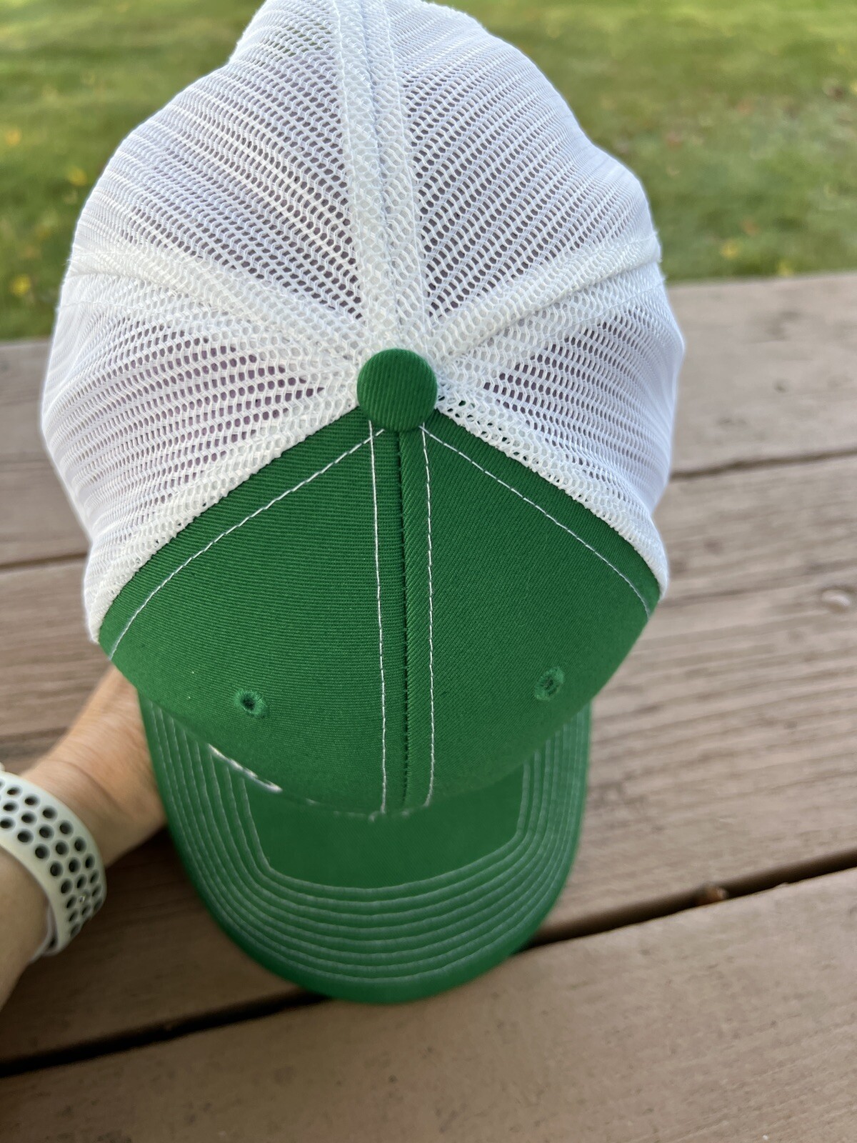 Richardson Trucker Hat112: Green Front/Bill White Mesh back. Callison’s EST 1903