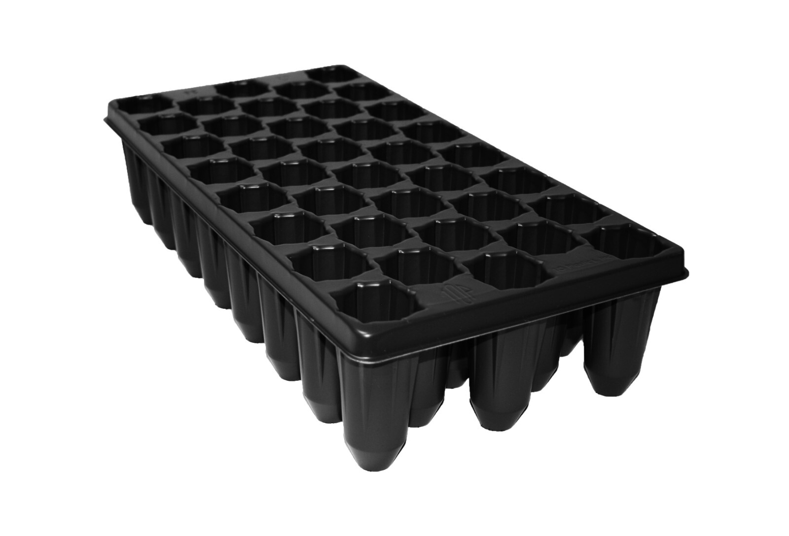 10 Plug Trays 38 Star-Shaped Deep Cells - Cell Depth 5" by T.O. Plastics