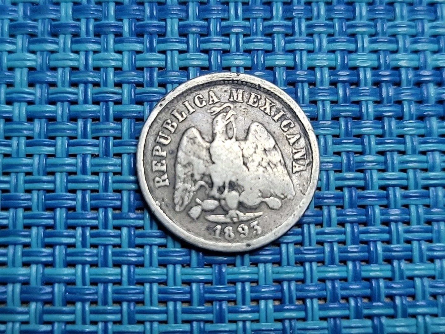🇲🇽 Mexico Zacatecas Zs 10 cents 1893 Silver Coin 0.903 KM-403.10  Zs 080625-2