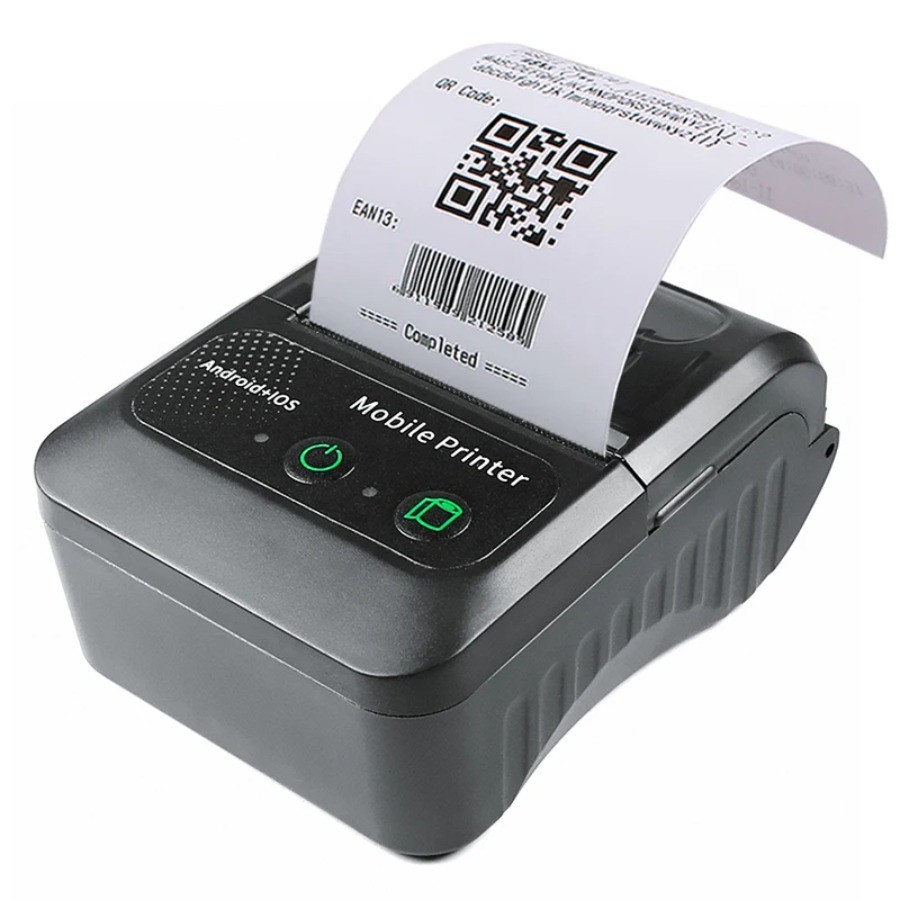 Portable 58mm Thermal Printer For Bluetooth Receipt Printer USB & BT Connection