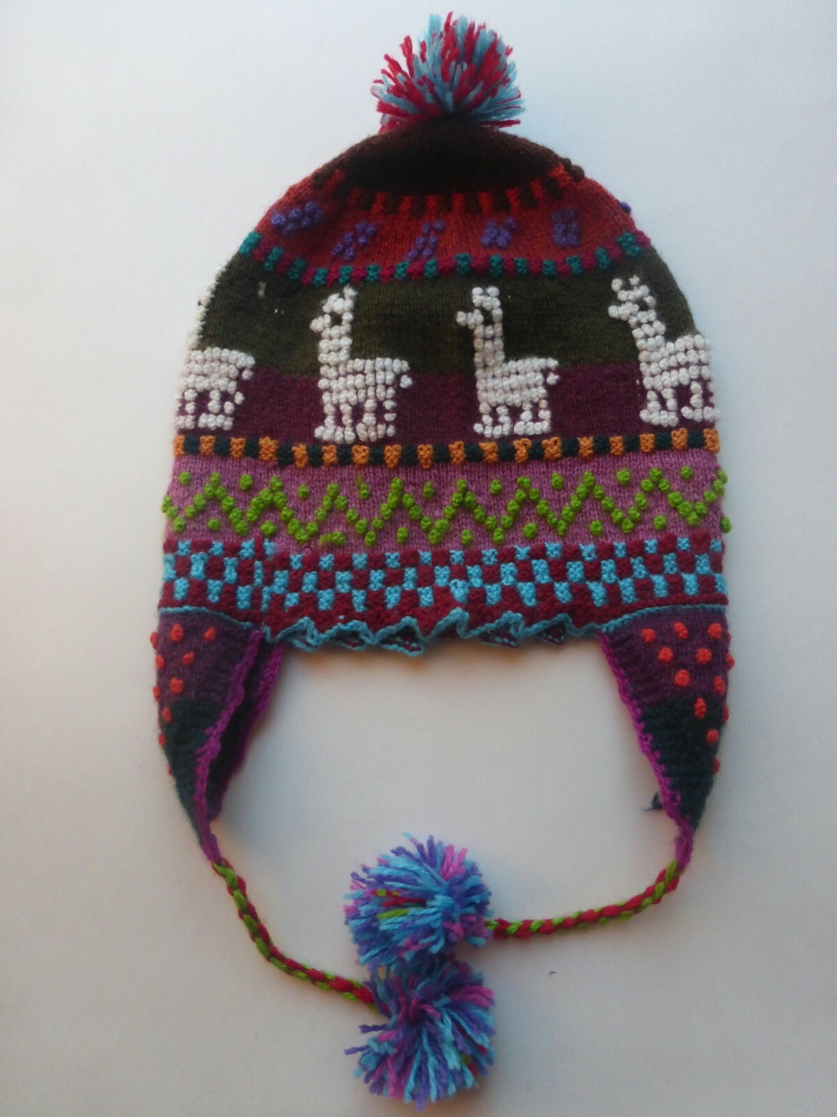 Peruvian Andean Mountain Shaman Chullo Hat