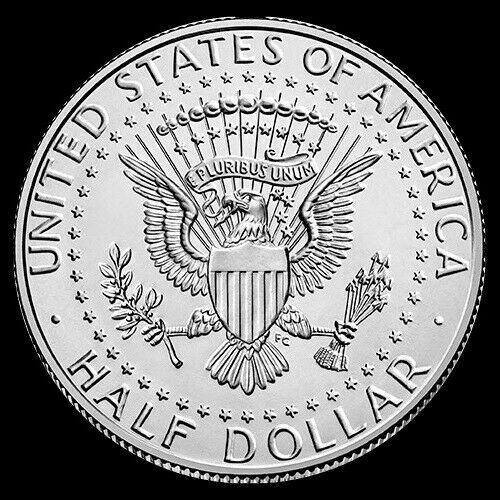 2007 D Kennedy Half Dollar Clad US Coin "Average Circulation"